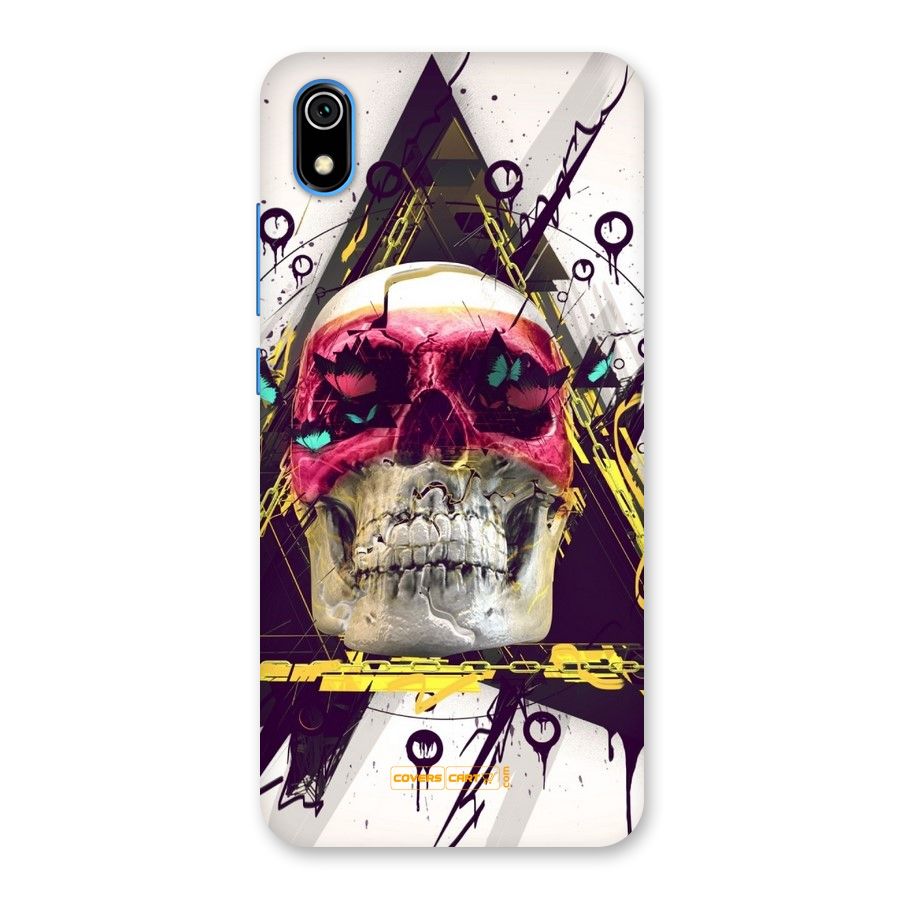 Abstract Skull Back Case for Redmi 7A