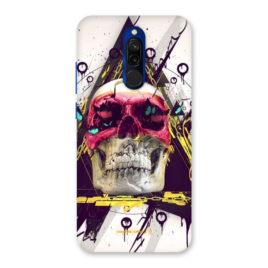 Abstract Skull Back Case for Redmi 8