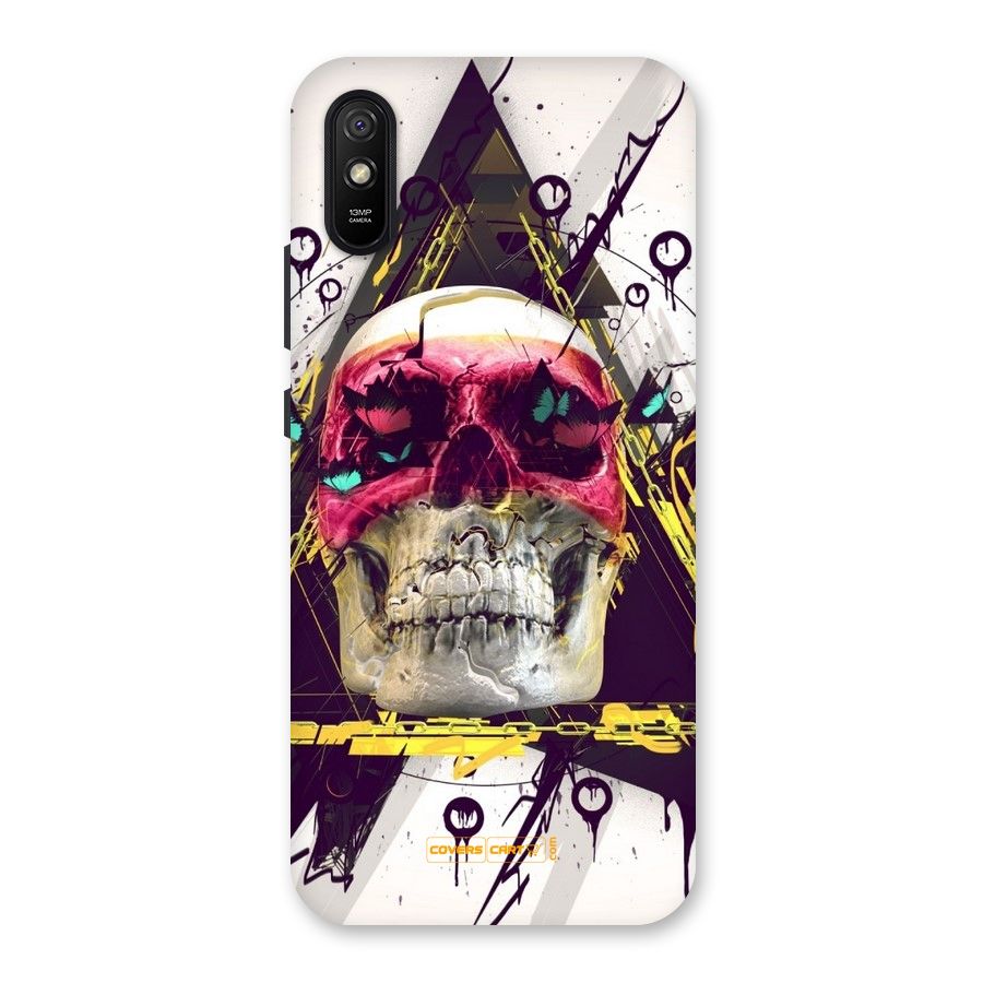 Abstract Skull Back Case for Redmi 9A
