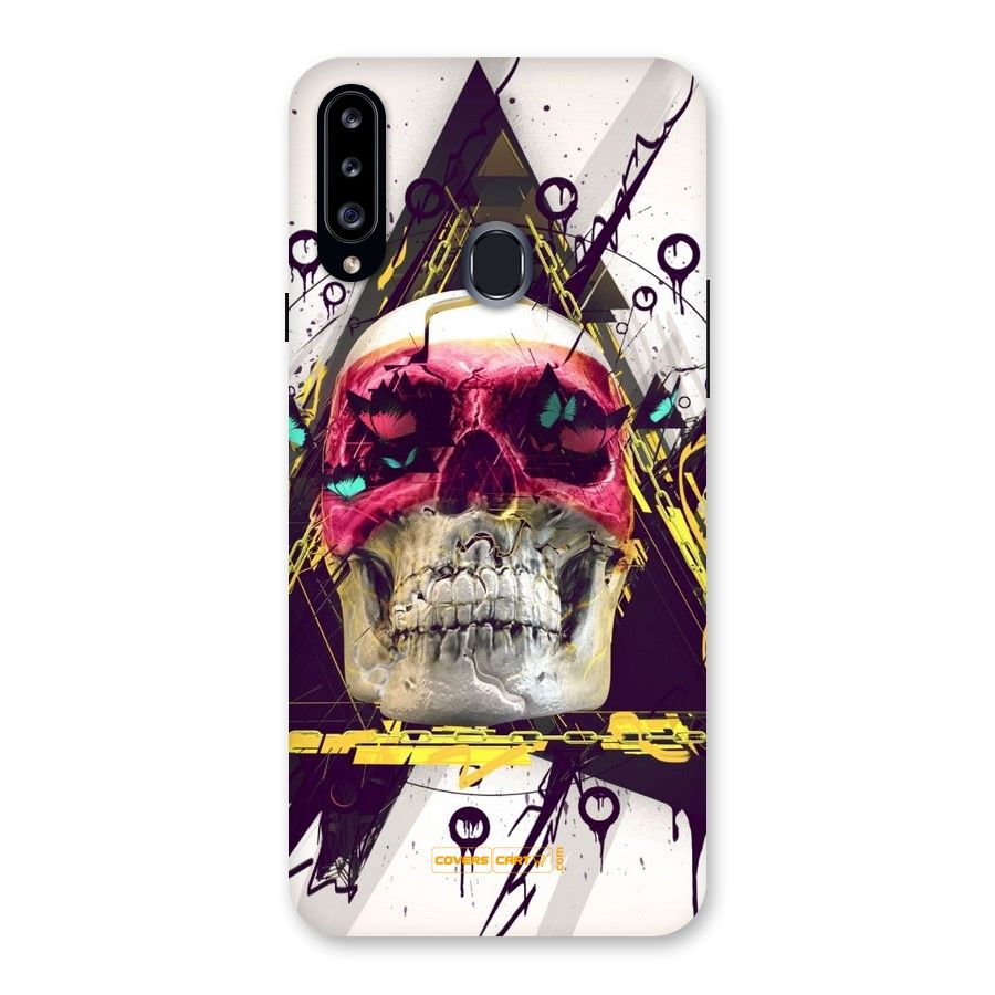 Abstract Skull Back Case for Samsung Galaxy A20s