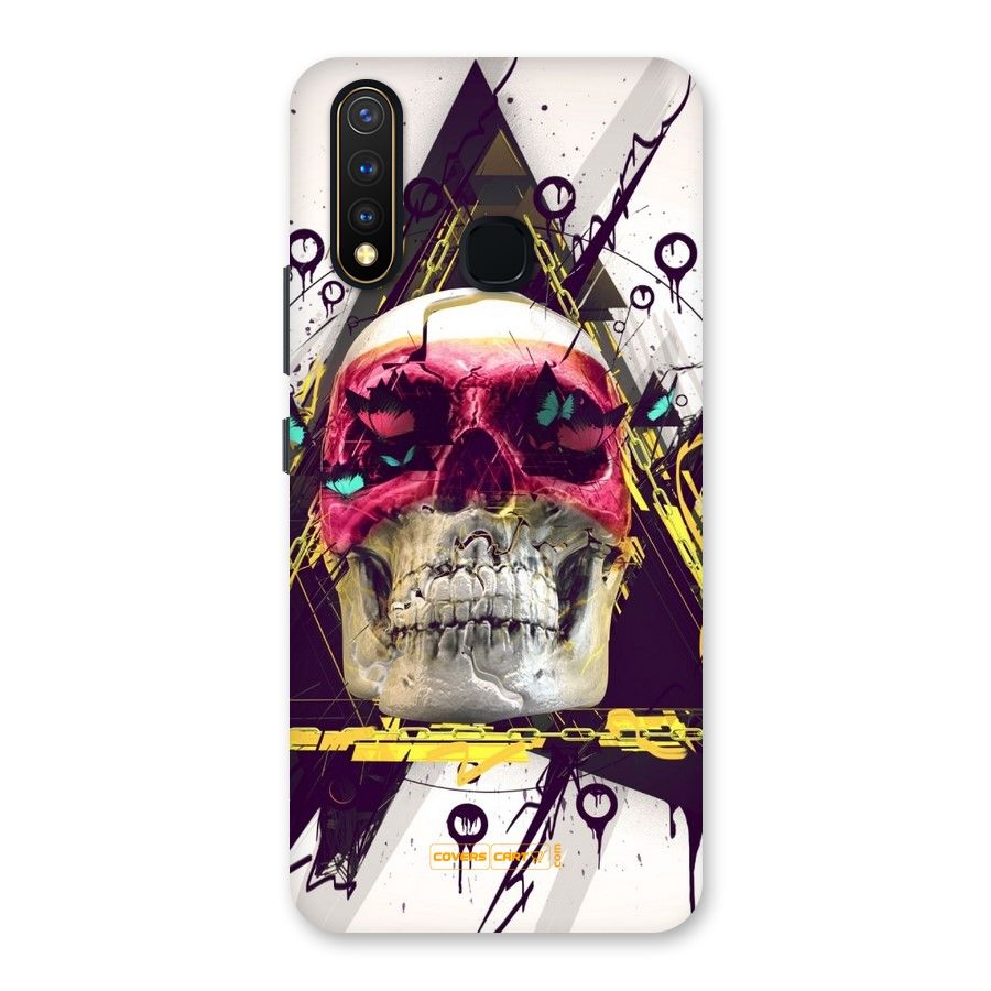 Abstract Skull Back Case for Vivo U20