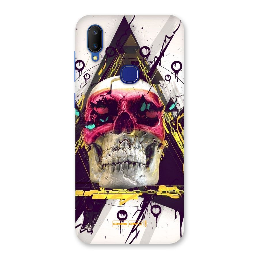 Abstract Skull Back Case for Vivo V11