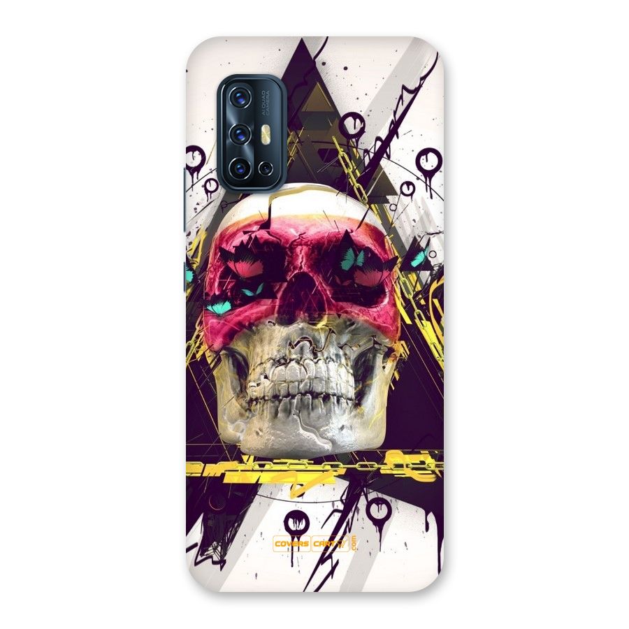 Abstract Skull Back Case for Vivo V17