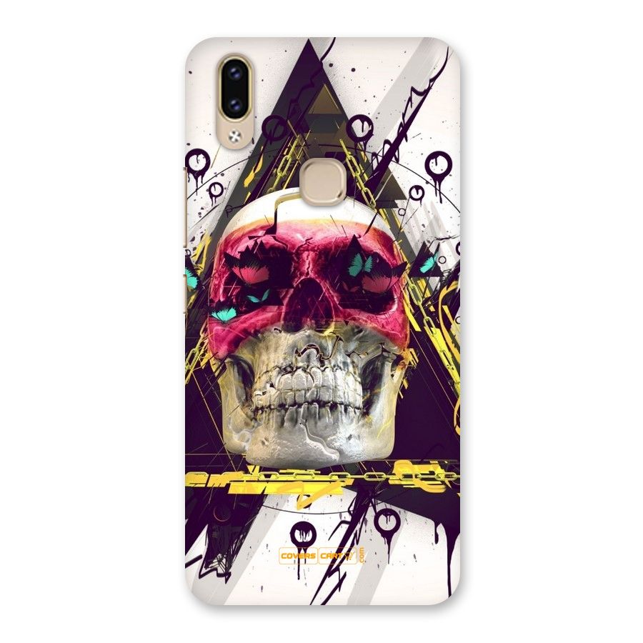 Abstract Skull Back Case for Vivo V9 Youth