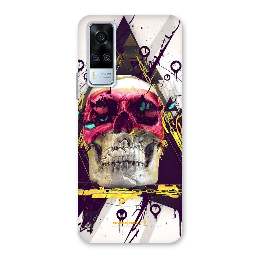 Abstract Skull Back Case for Vivo Y31