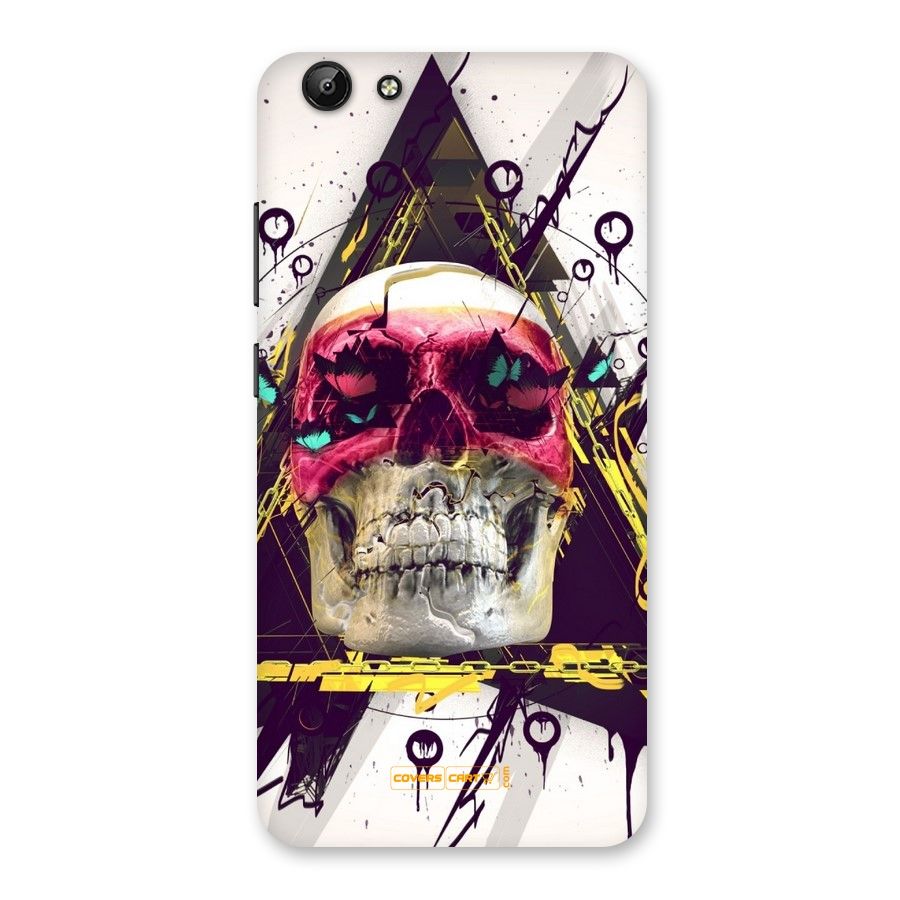 Abstract Skull Back Case for Vivo Y69