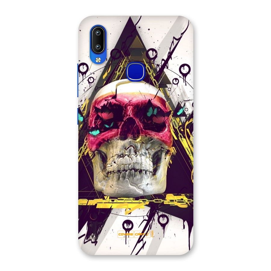 Abstract Skull Back Case for Vivo Y91