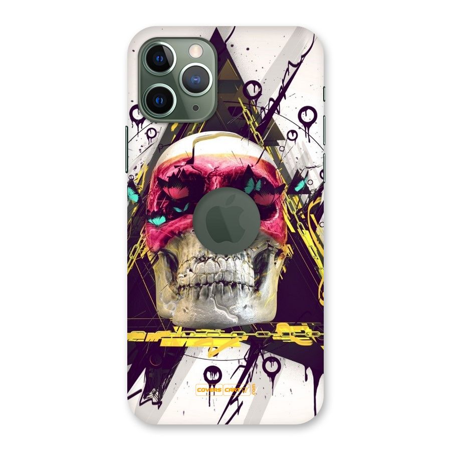 Abstract Skull Back Case for iPhone 11 Pro Logo  Cut