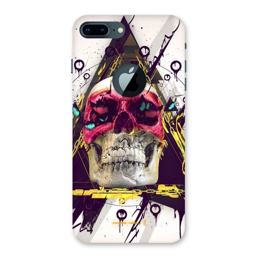 Abstract Skull Back Case for iPhone 7 Plus Logo Cut