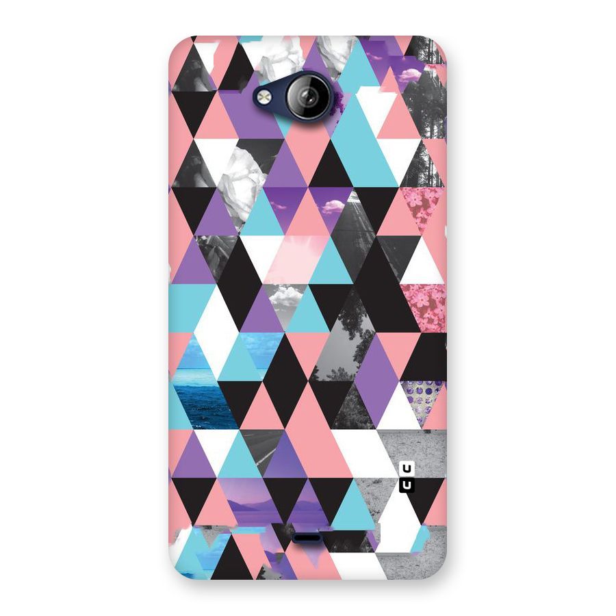 Abstract Splash Triangles Back Case for Canvas Play Q355