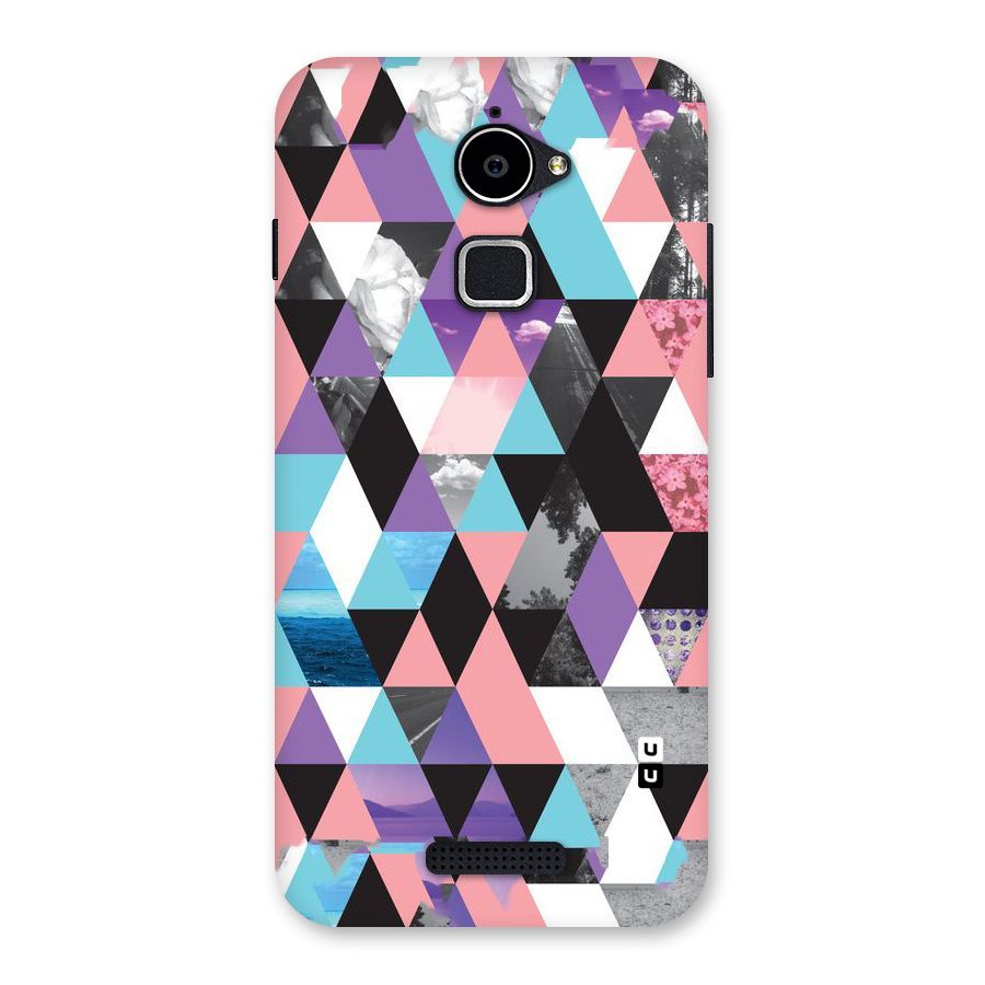 Abstract Splash Triangles Back Case for Coolpad Note 3 Lite