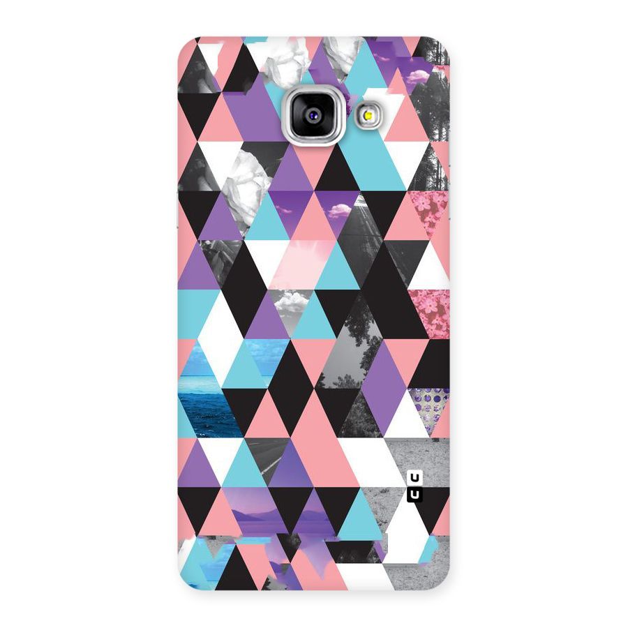 Abstract Splash Triangles Back Case for Galaxy A5 2016