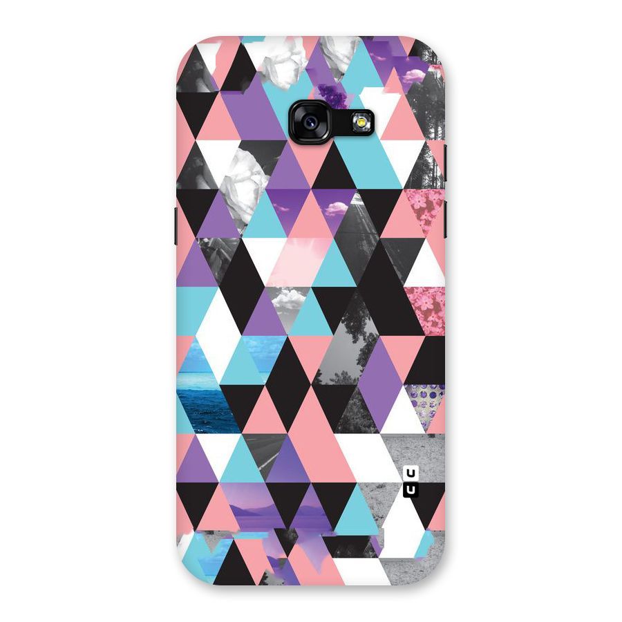 Abstract Splash Triangles Back Case for Galaxy A5 2017
