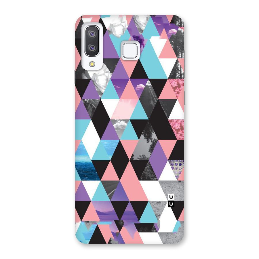 Abstract Splash Triangles Back Case for Galaxy A8 Star