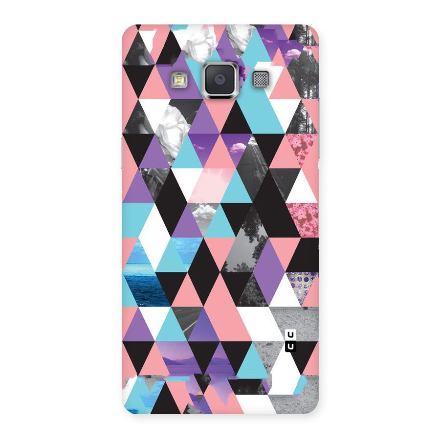 Abstract Splash Triangles Back Case for Galaxy Grand Max