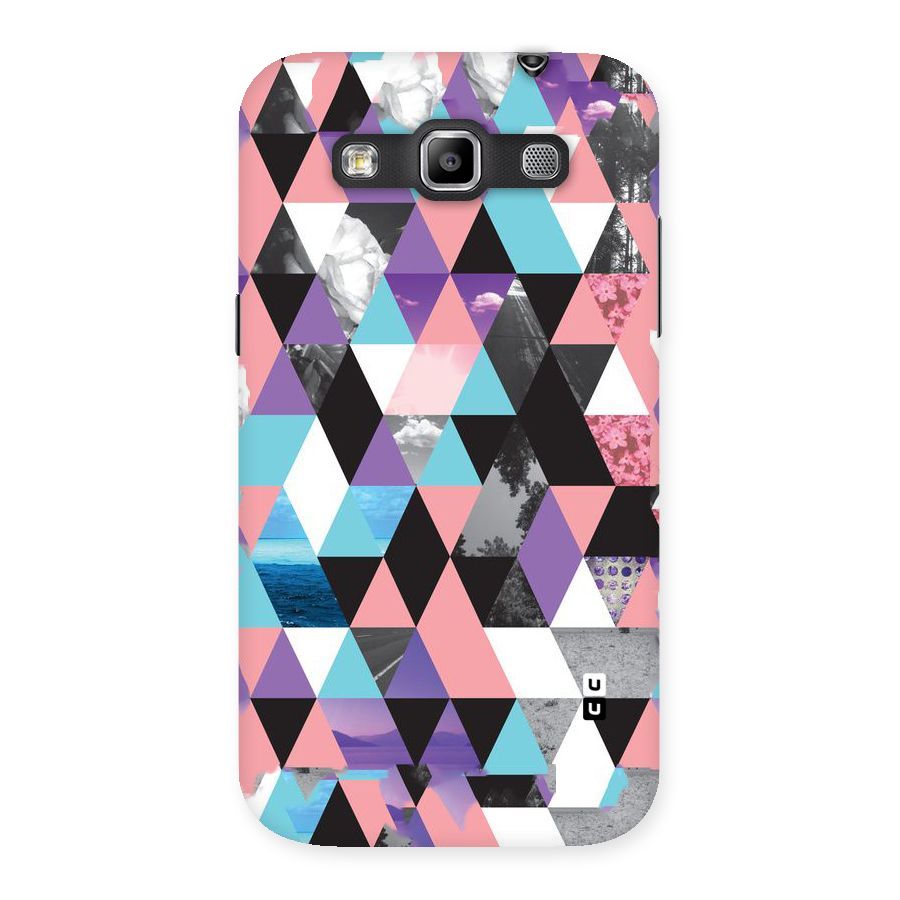 Abstract Splash Triangles Back Case for Galaxy Grand Quattro
