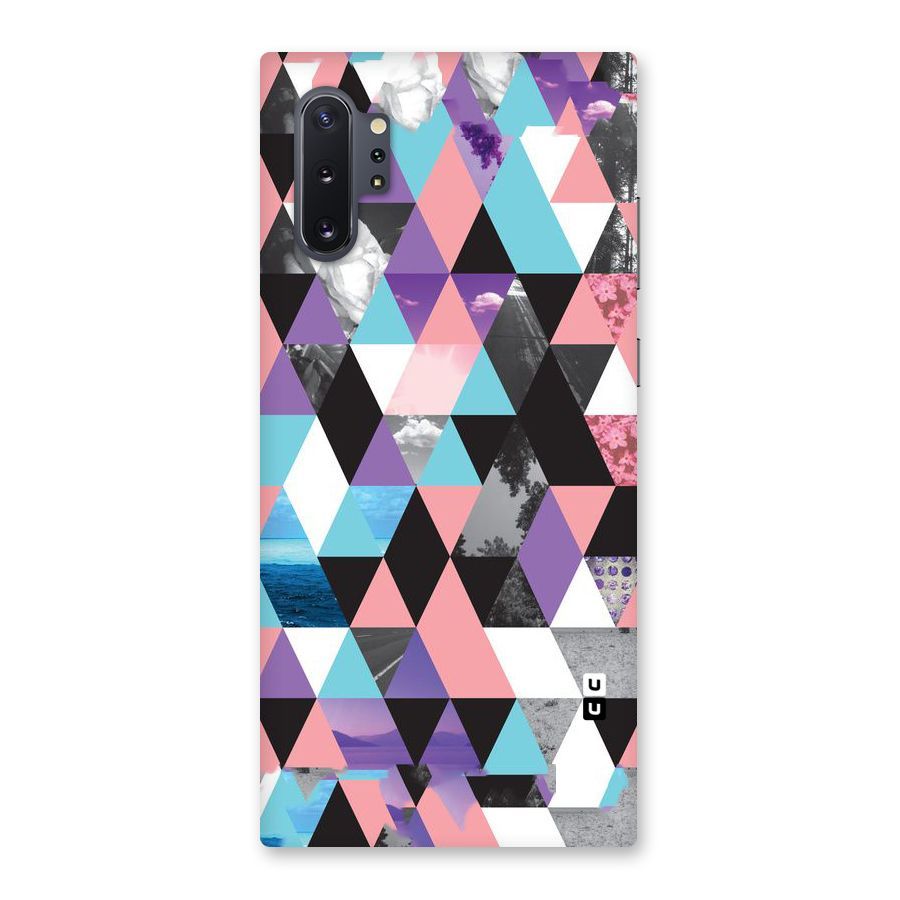 Abstract Splash Triangles Back Case for Galaxy Note 10 Plus