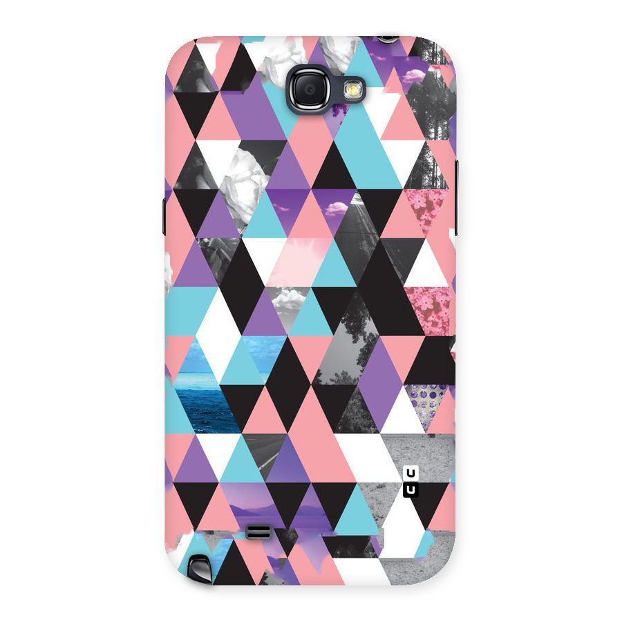 Abstract Splash Triangles Back Case for Galaxy Note 2