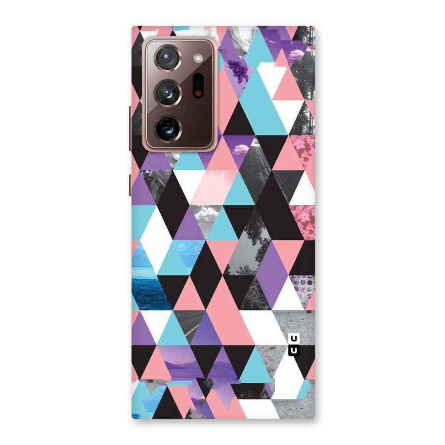 Abstract Splash Triangles Back Case for Galaxy Note 20 Ultra