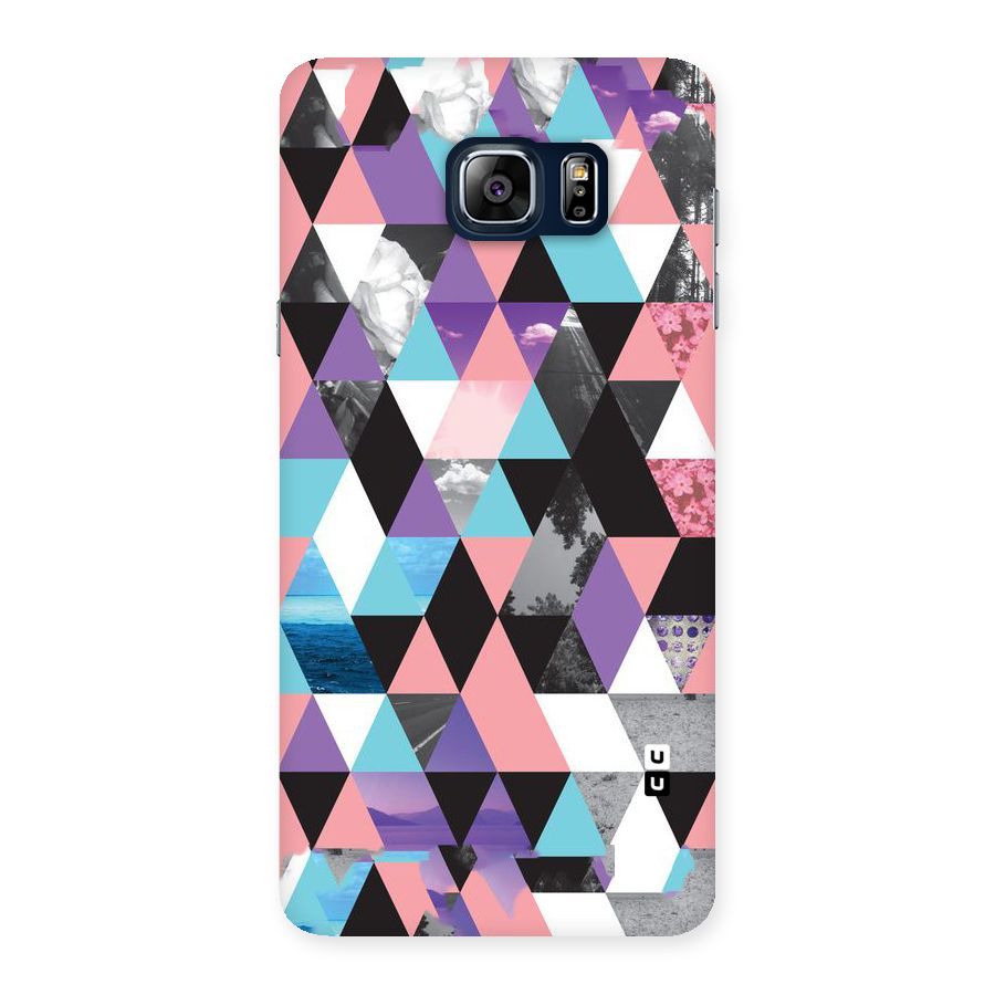 Abstract Splash Triangles Back Case for Galaxy Note 5