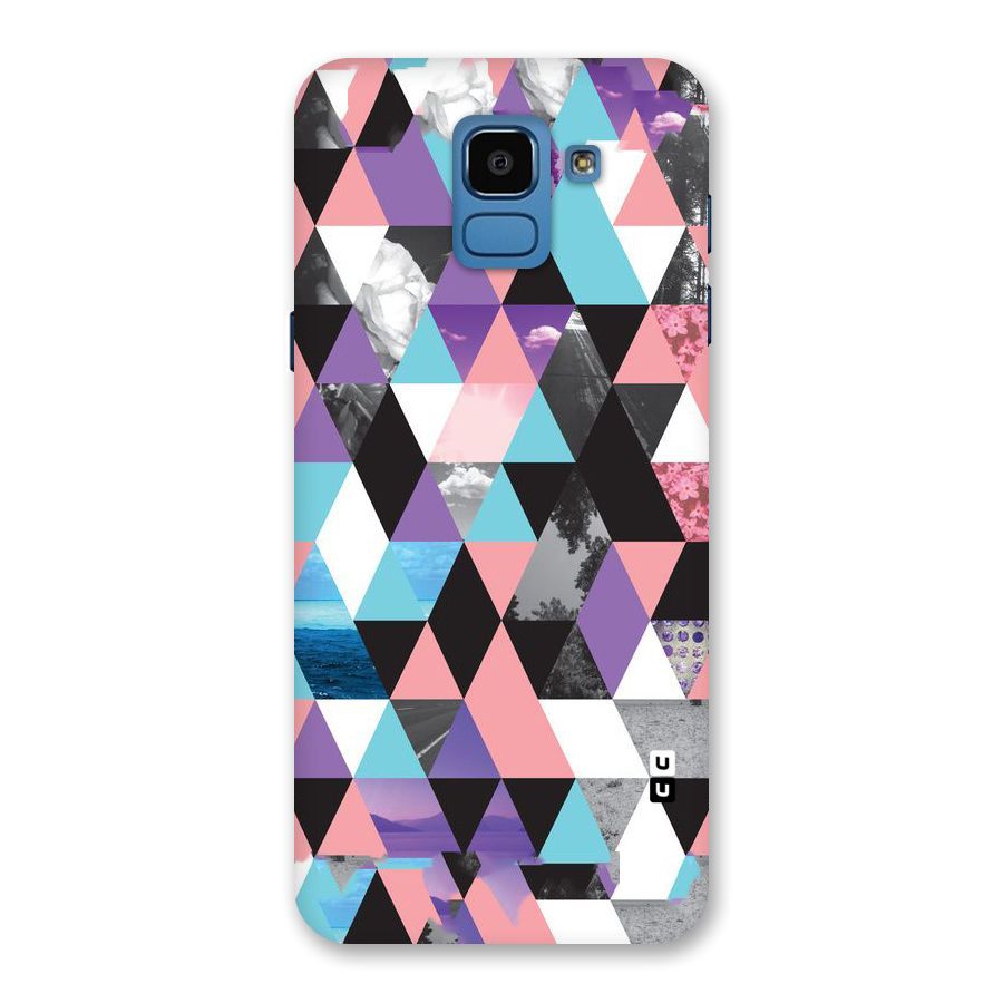 Abstract Splash Triangles Back Case for Galaxy On6