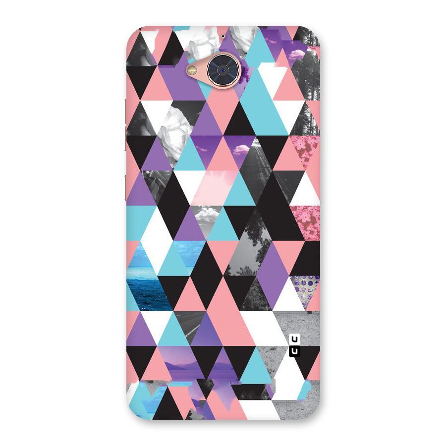 Abstract Splash Triangles Back Case for Gionee S6 Pro