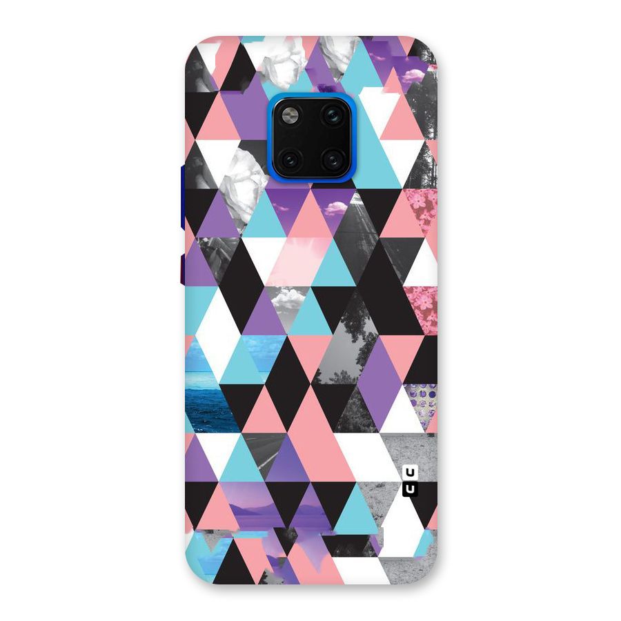 Abstract Splash Triangles Back Case for Huawei Mate 20 Pro