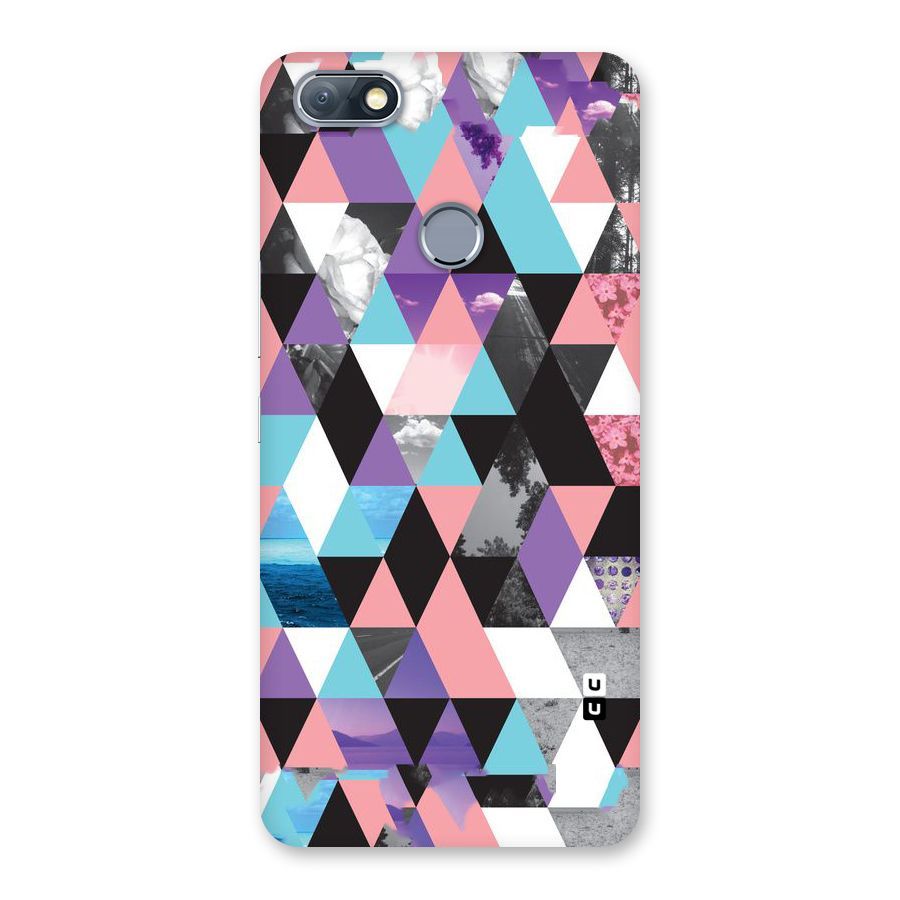 Abstract Splash Triangles Back Case for Infinix Note 5
