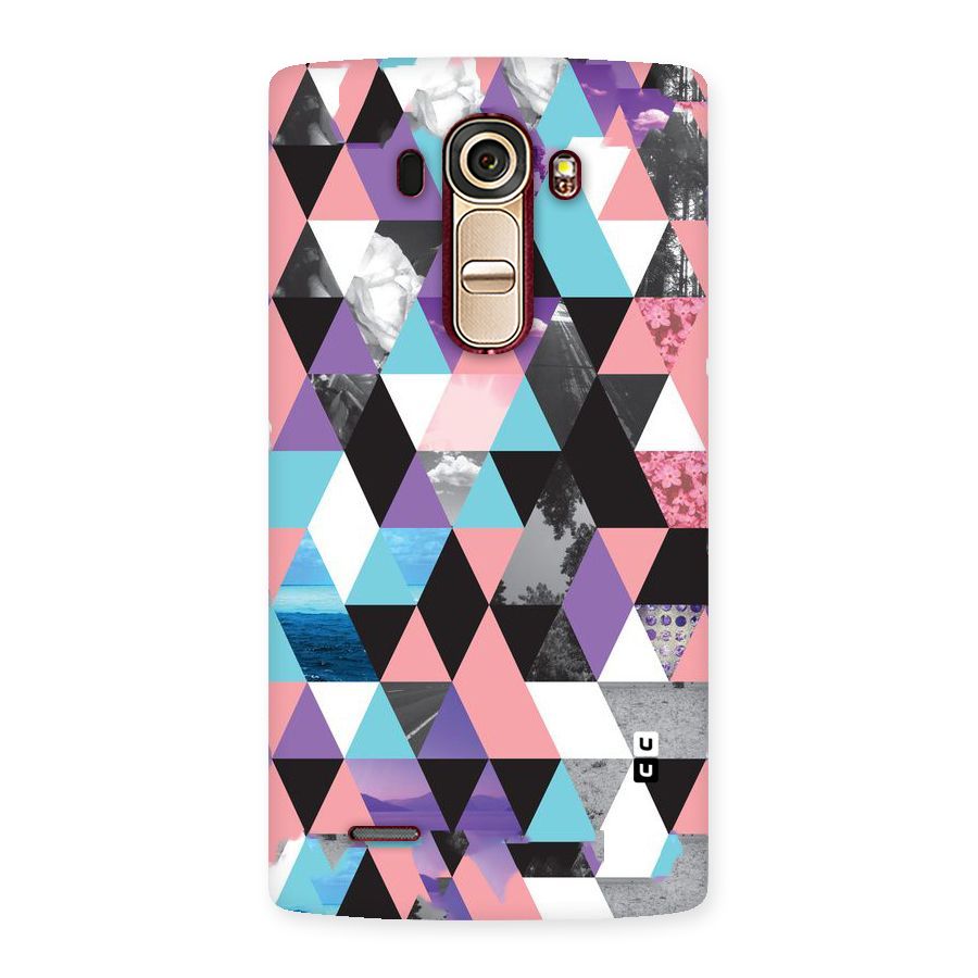 Abstract Splash Triangles Back Case for LG G4