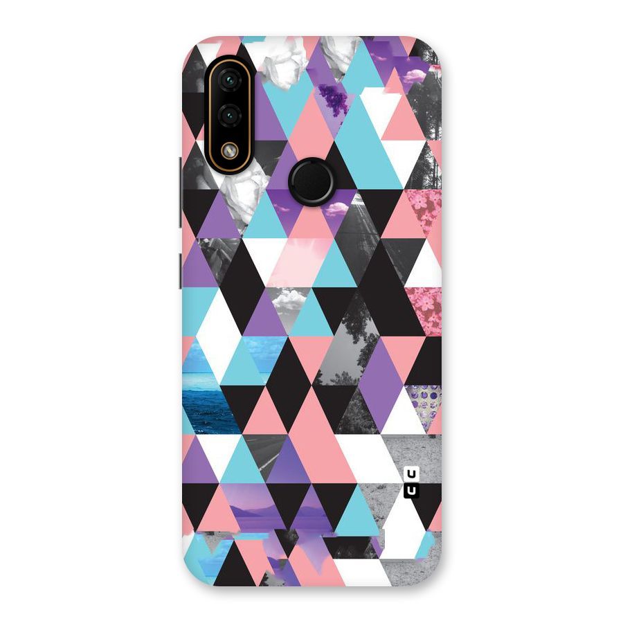 Abstract Splash Triangles Back Case for Lenovo A6 Note