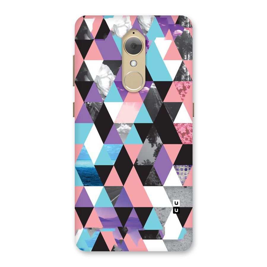 Abstract Splash Triangles Back Case for Lenovo K8