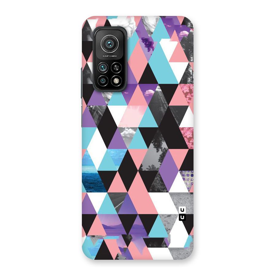 Abstract Splash Triangles Back Case for Mi 10T 5G