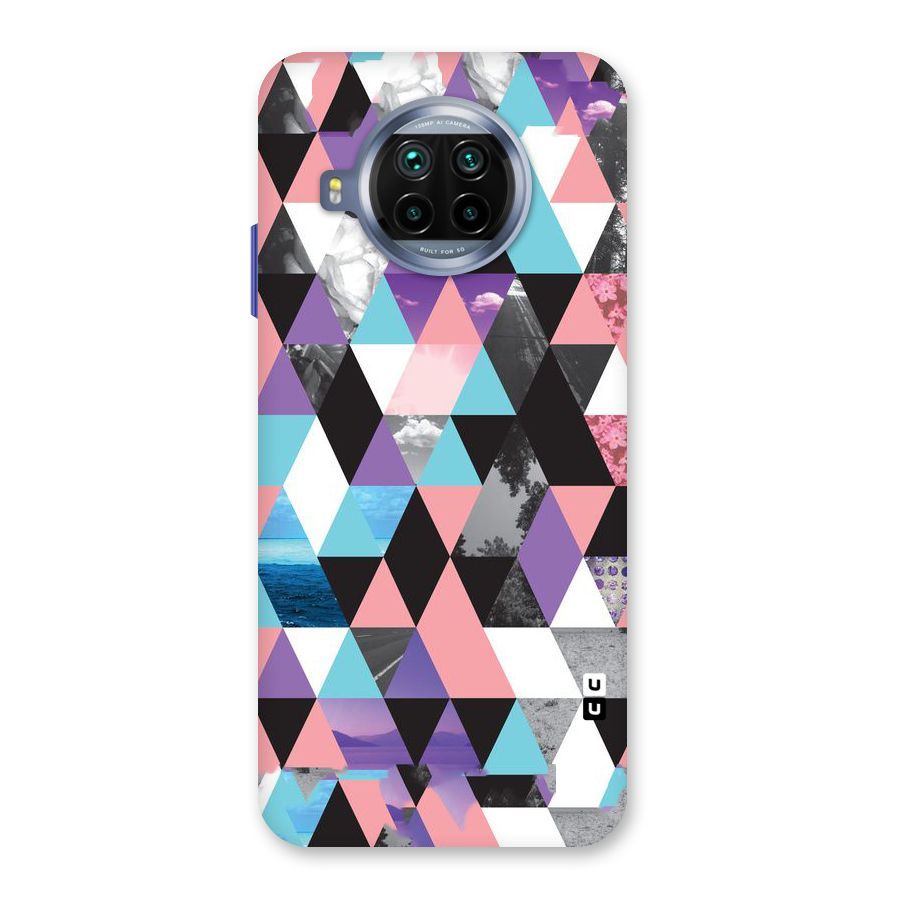 Abstract Splash Triangles Back Case for Mi 10i