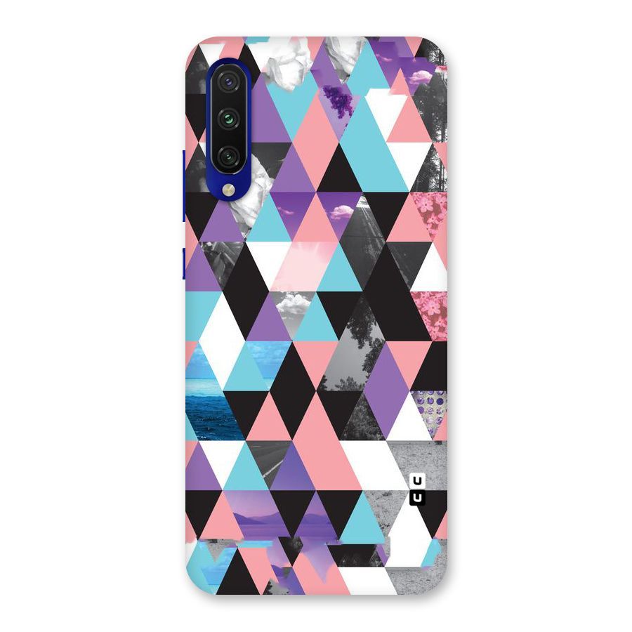 Abstract Splash Triangles Back Case for Mi A3