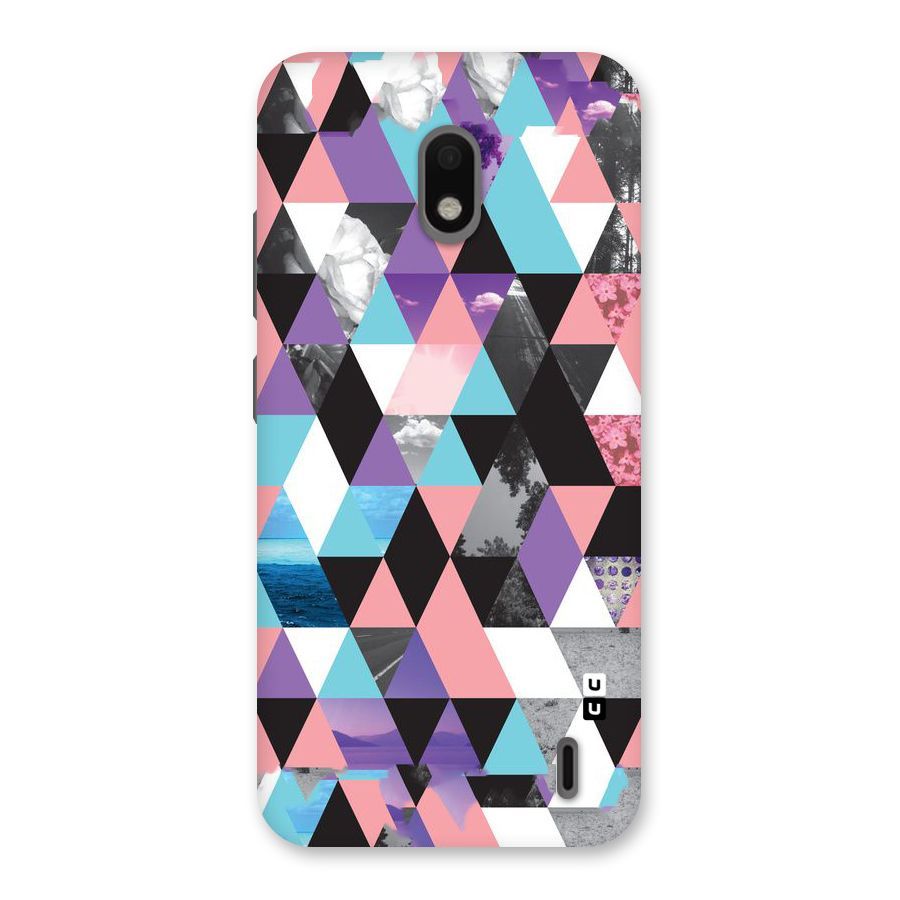 Abstract Splash Triangles Back Case for Nokia 2.2