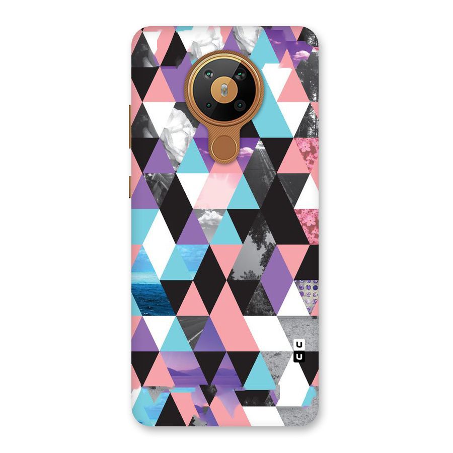 Abstract Splash Triangles Back Case for Nokia 5.3