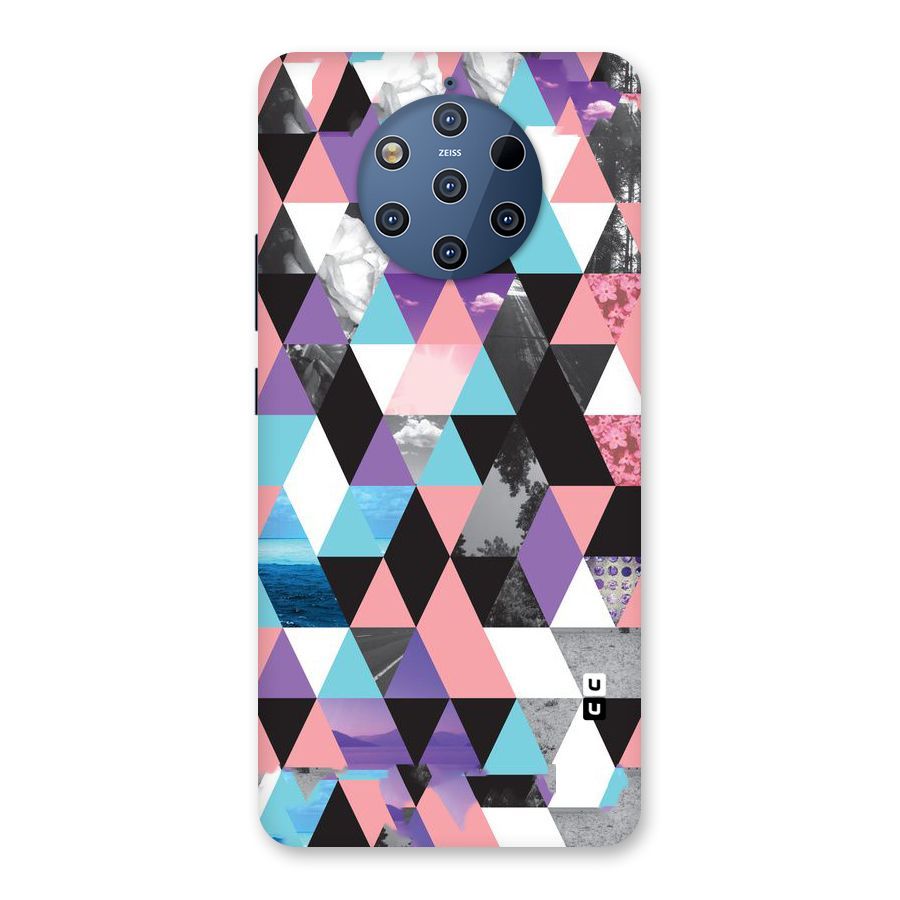 Abstract Splash Triangles Back Case for Nokia 9 PureView