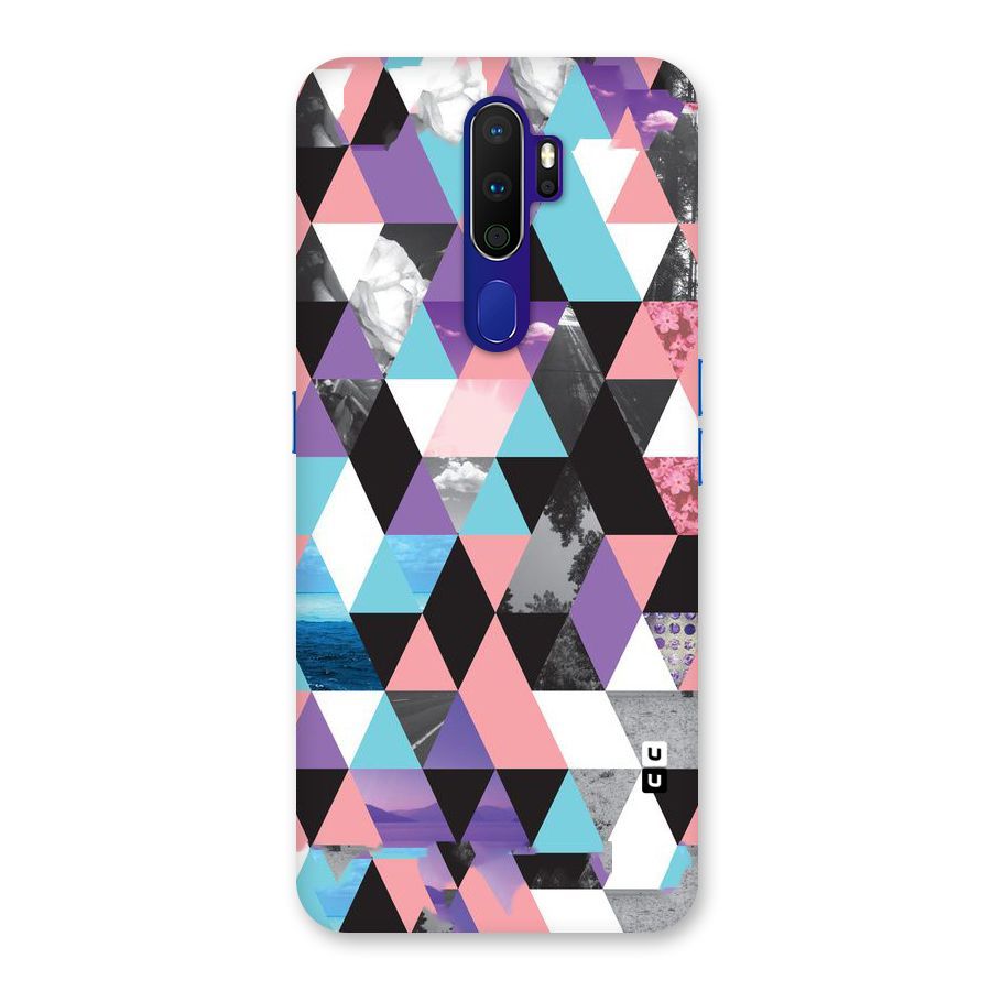 Abstract Splash Triangles Back Case for Oppo A9 (2020)