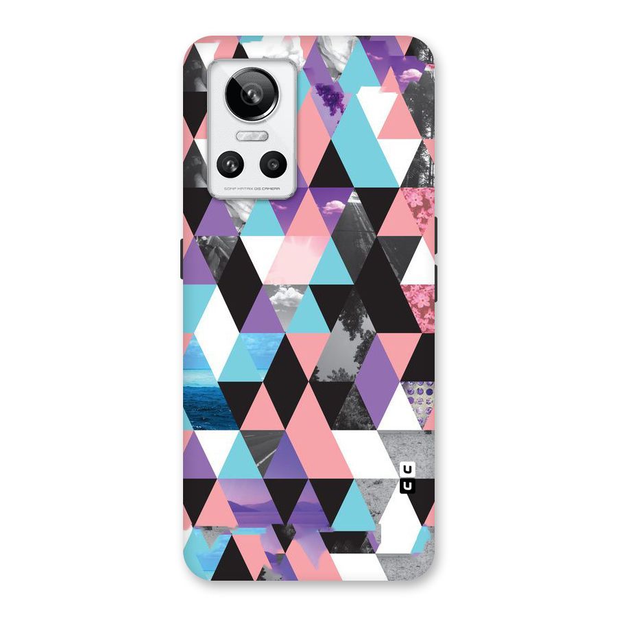 Abstract Splash Triangles Back Case for Realme GT Neo 3