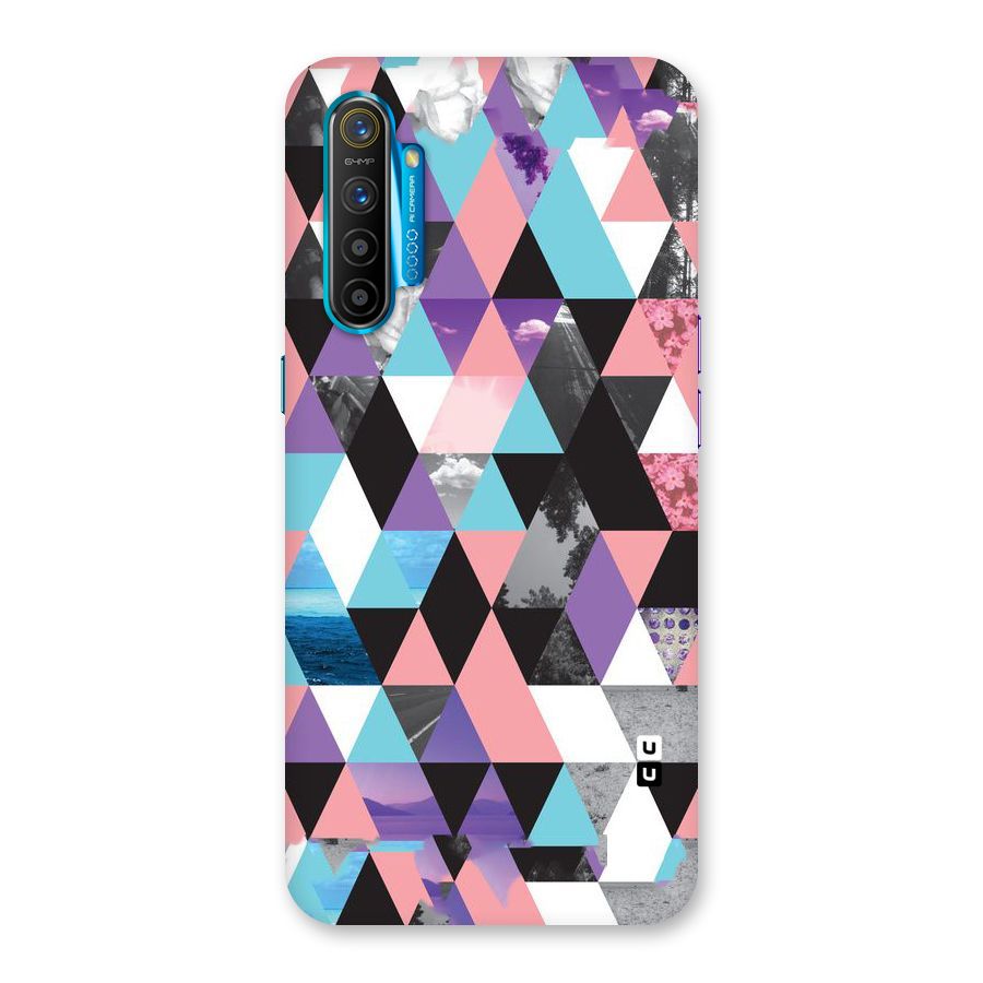 Abstract Splash Triangles Back Case for Realme XT