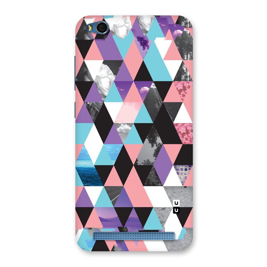Abstract Splash Triangles Back Case for Redmi 5A