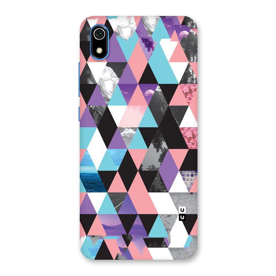 Abstract Splash Triangles Back Case for Redmi 7A