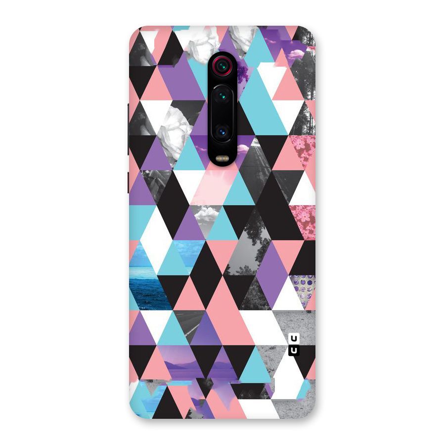 Abstract Splash Triangles Back Case for Redmi K20