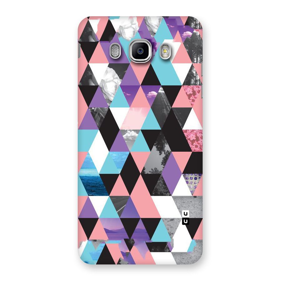 Abstract Splash Triangles Back Case for Samsung Galaxy J5 2016