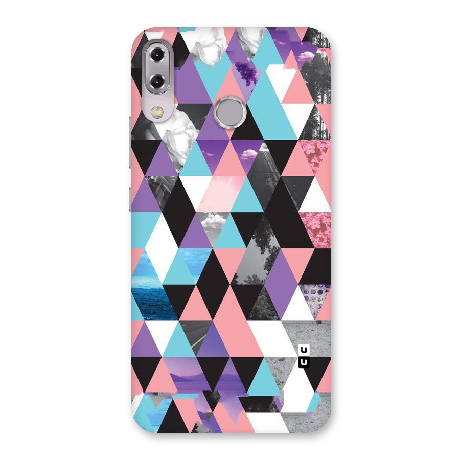 Abstract Splash Triangles Back Case for Zenfone 5Z