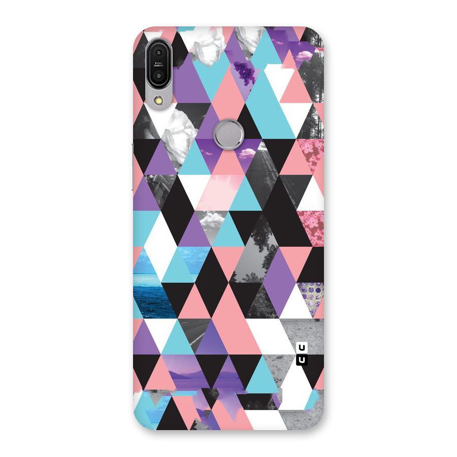 Abstract Splash Triangles Back Case for Zenfone Max Pro M1