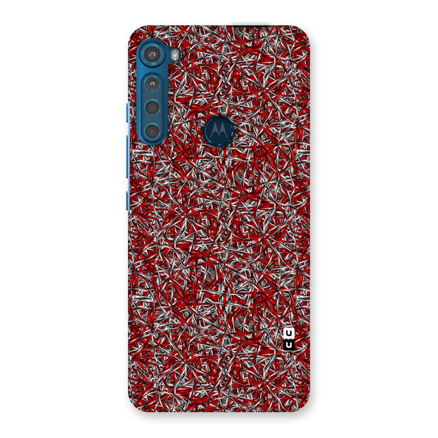 Abstract Threads Back Case for Motorola One Fusion Plus