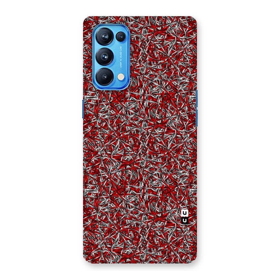 Abstract Threads Back Case for Oppo Reno5 Pro 5G