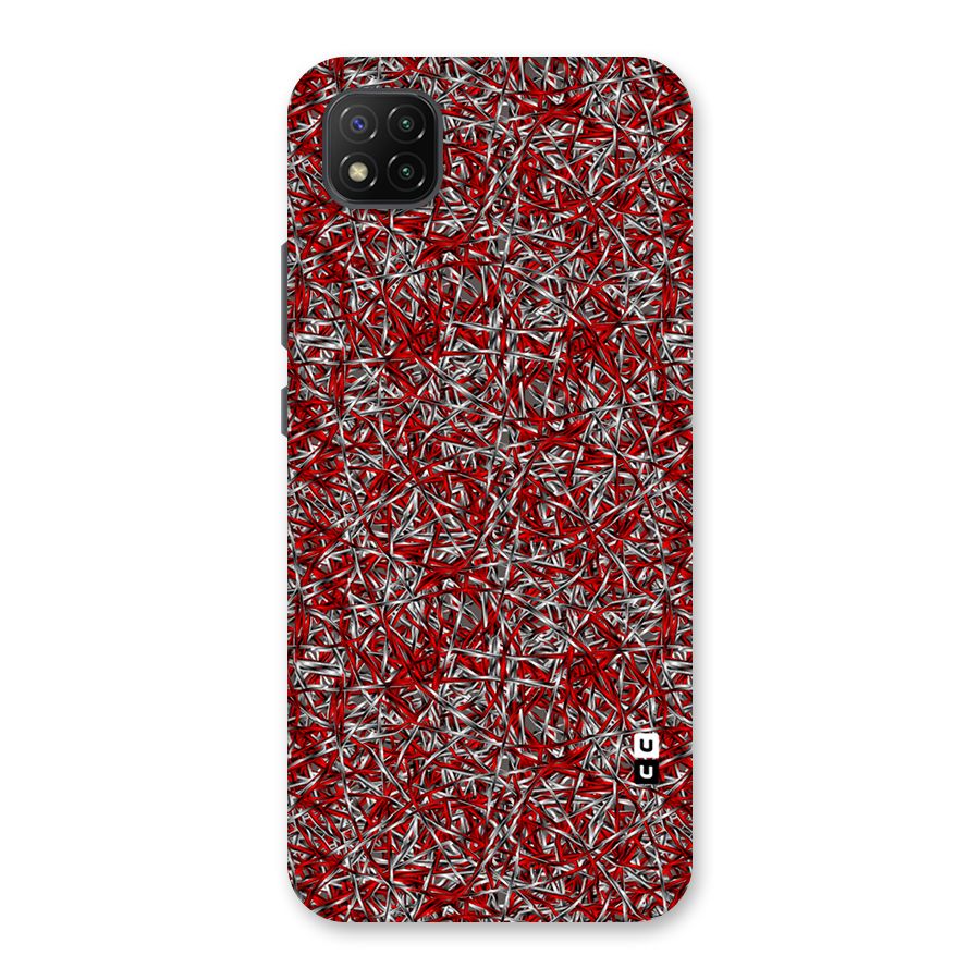 Abstract Threads Back Case for Poco C3