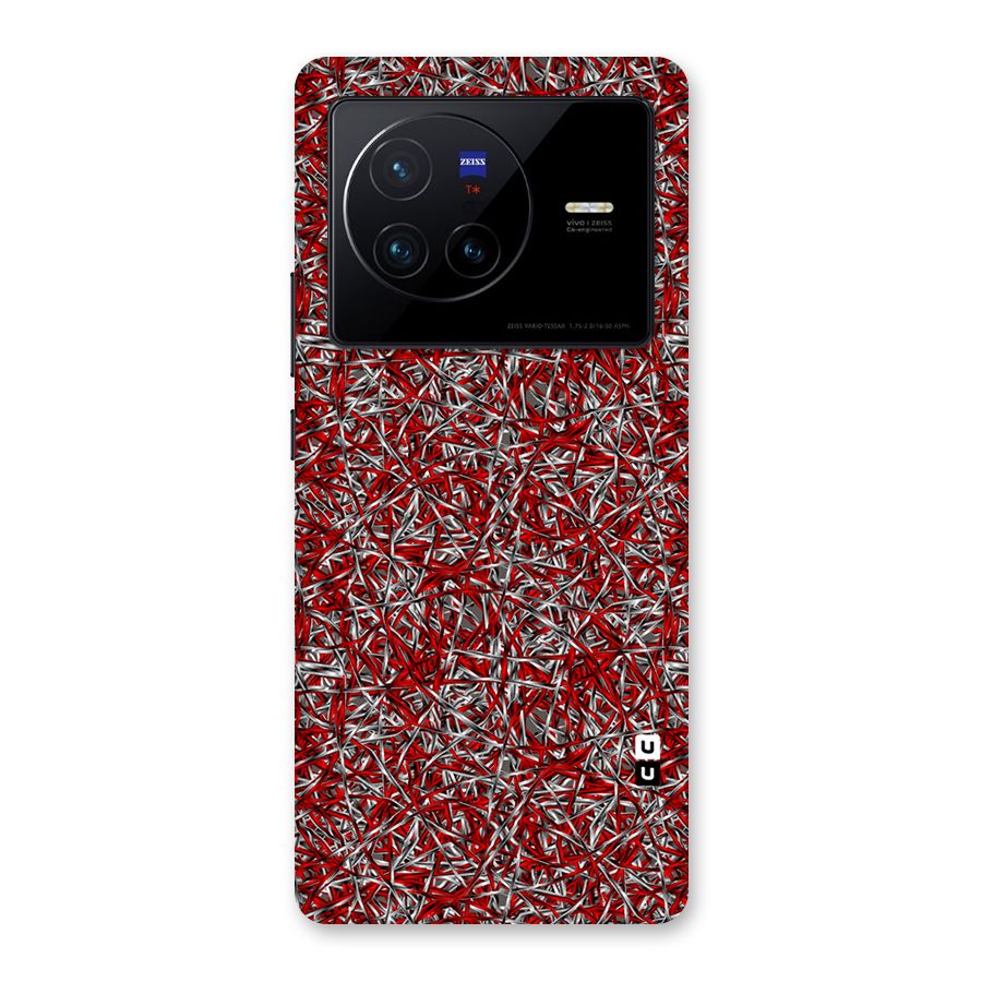 Abstract Threads Back Case for Vivo X80